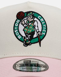 New Era Boston Celtics 'Pink Lemonade' 9FORTY A-Frame Snapback Pink/Yellow