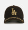 New Era Los Angeles Dodgers 'Washed Black Gothic Script' 9FORTY A-Frame Snapback Black