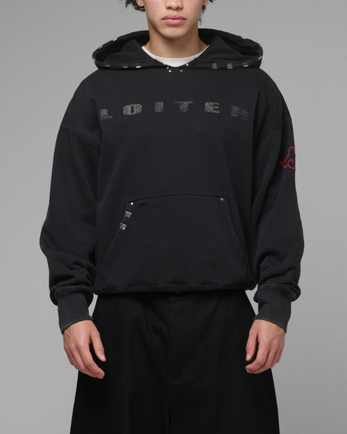 Loiter Pain Distressed Hoodie