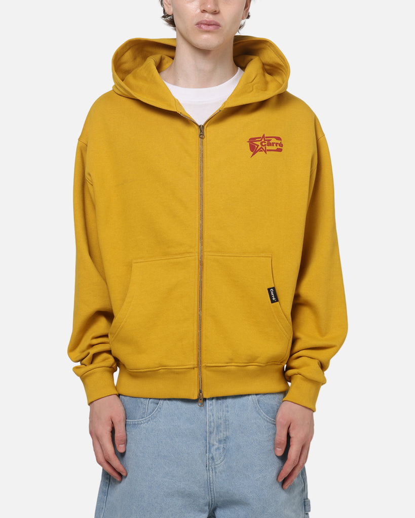 Carre Signature Zip Hoodie Mustard | Culture Kings US