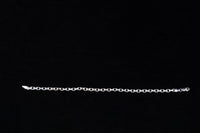 House Of Auric Straight Cut Cable Bracelet Sterling Silver