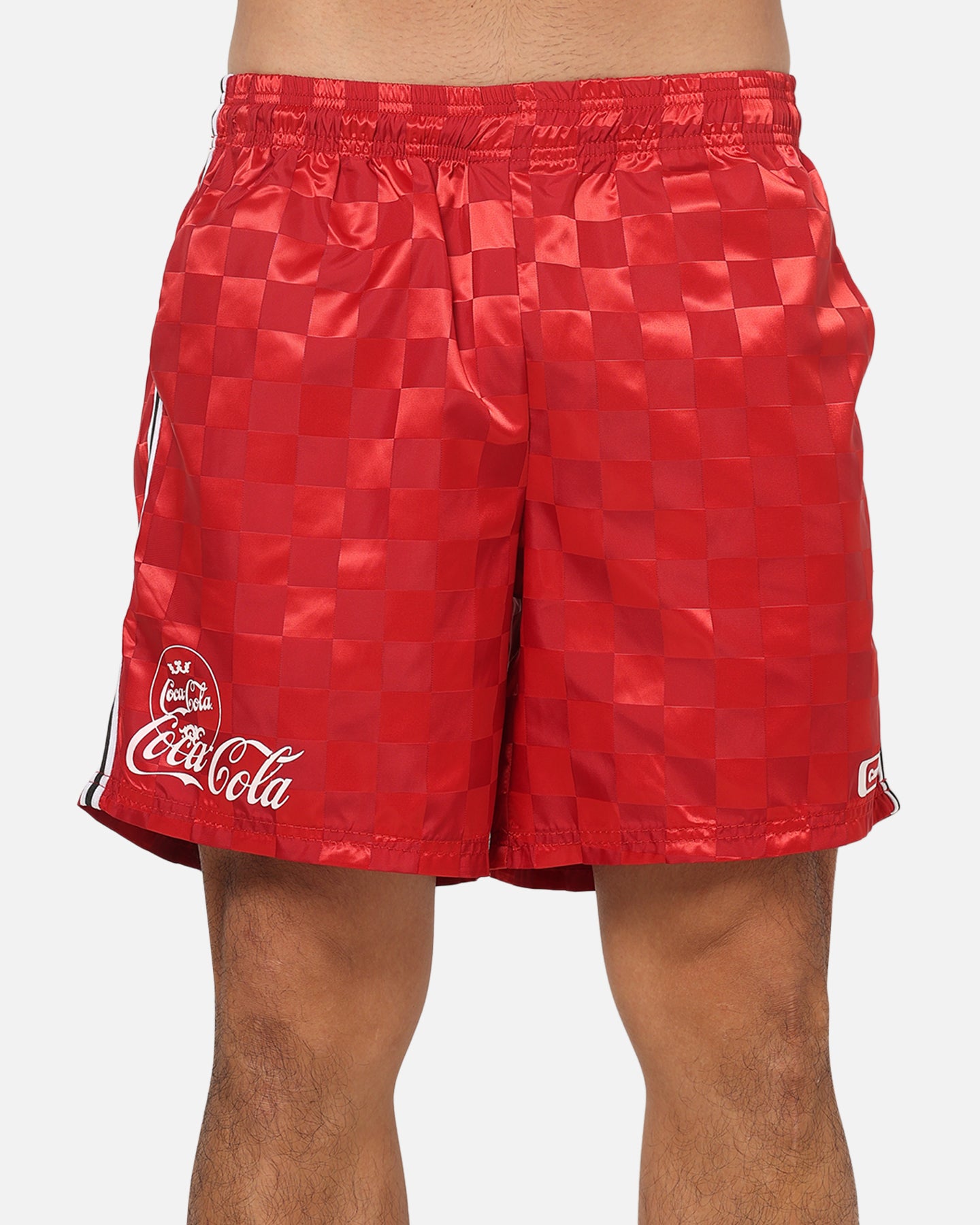 Carre Carré X Coca Cola Legacy Checker Shorts Red | Culture Kings US