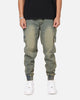 Saint Morta Rodeo Denim Joggers Dirty Blue