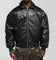 Loiter Solar Vegan Leather Varsity Jacket Black