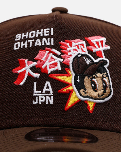 New Era Los Angeles Dodgers 'Shotime' 9FORTY A-Frame Snapback Brown