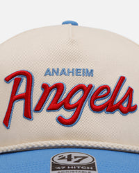 47 Brand Anaheim Angels 'MLB Opening Day' Script Hitch Snapback Natural