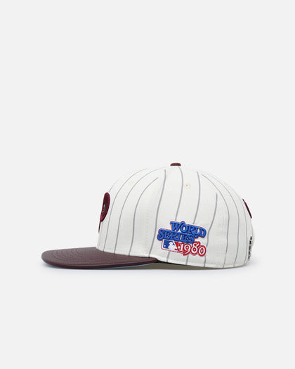Pro Standard Philadelphia Phillies Classic Logo Wool Strapback Eggshell/Yellow