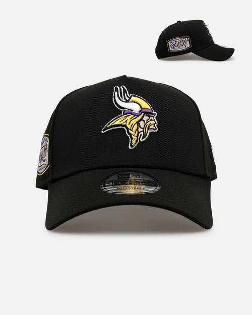 New Era Minnesota Vikings 'Black And Team Color' 9FORTY A-Frame Snapback Black/Official Team Color