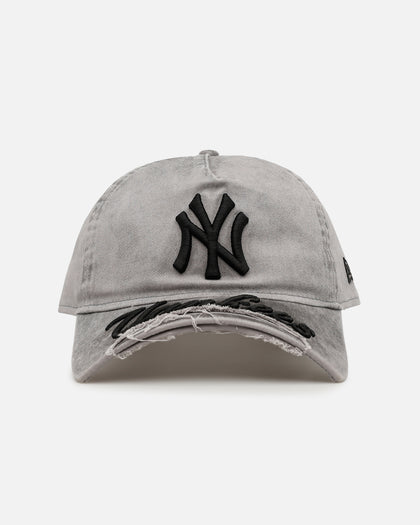 New Era New York Yankees 'Cutoff Visor' 9FORTY Snapback Washed Black