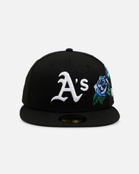 New Era Oakland Athletics 'Blue Rose' 59FIFTY Fitted Black/Blue