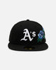 New Era Oakland Athletics 'Blue Rose' 59FIFTY Fitted Black/Blue