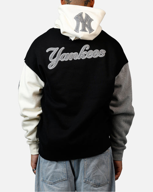 Pro Standard New York Yankees Reverse French Terry Hoodie Black/Grey