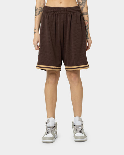 Mitchell & Ness Chicago Bulls Lux Brown Swingman Shorts Baroque Brown