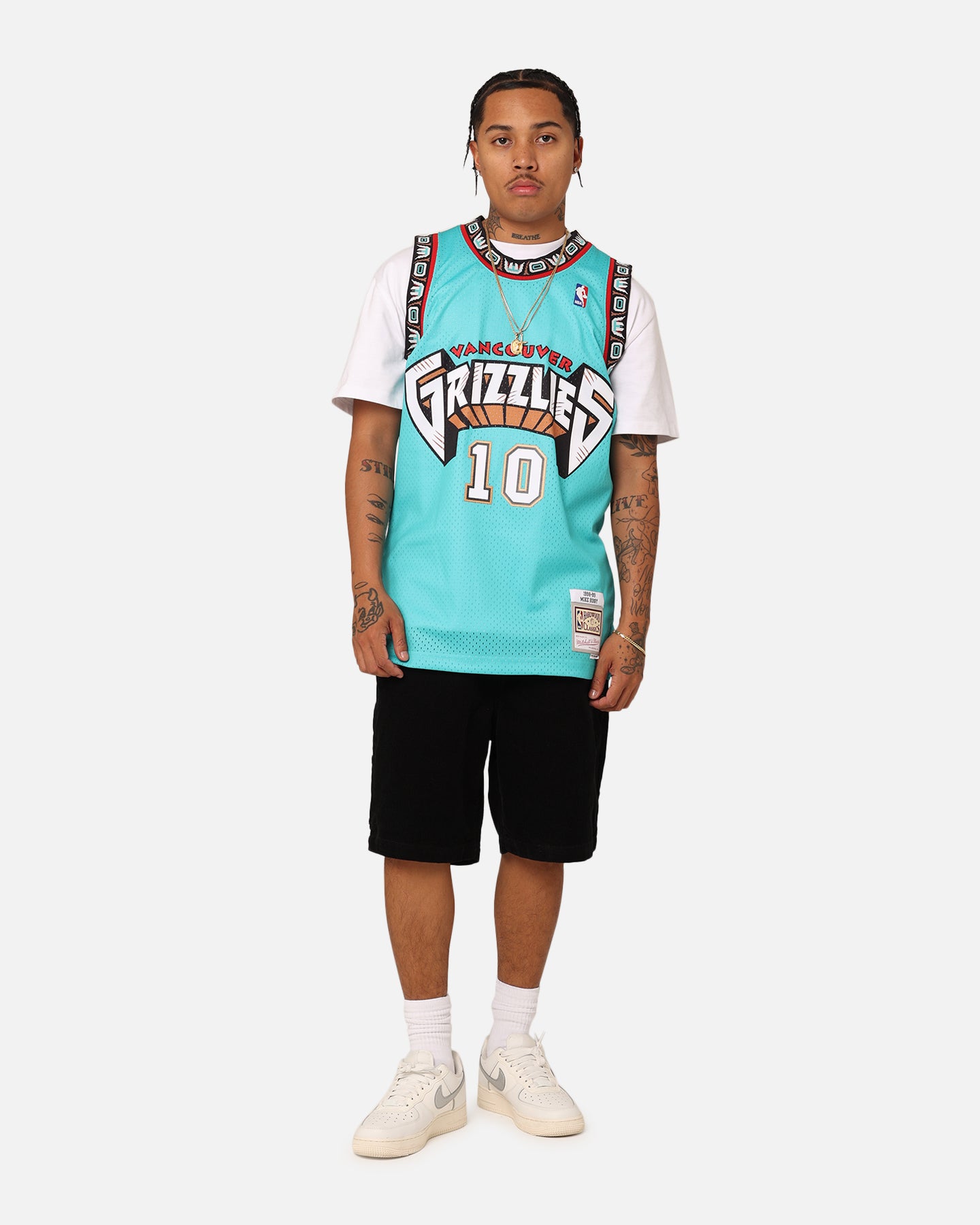 ミッキーパウエル Mitchell & Ness Vancouver Grizzlies Mike Bibby '98-'99 #10