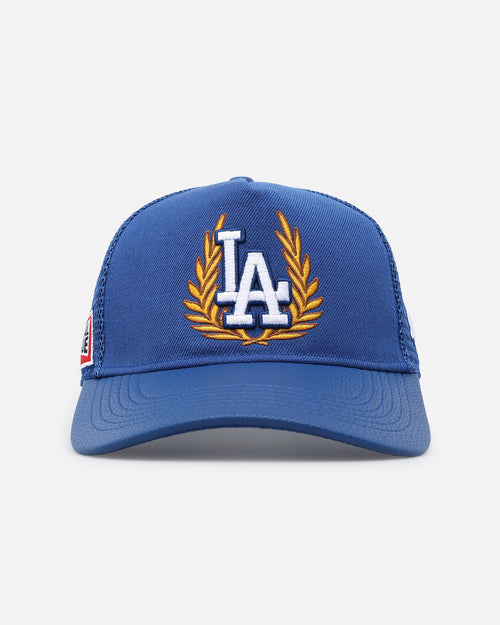 Pro Standard Los Angeles Dodgers Fast Lane Trucker Strapback Blue