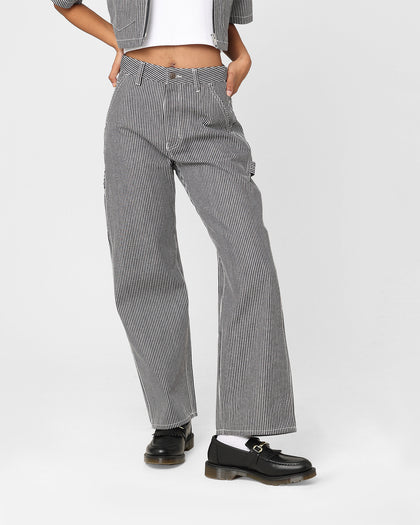 X-Girl Women's Peels Painter Pants Black/White