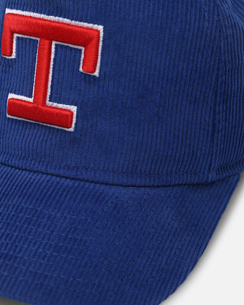 New Era Texas Rangers 'Throwback Cord Golfers' Corduroy Golfer Snapback Blue