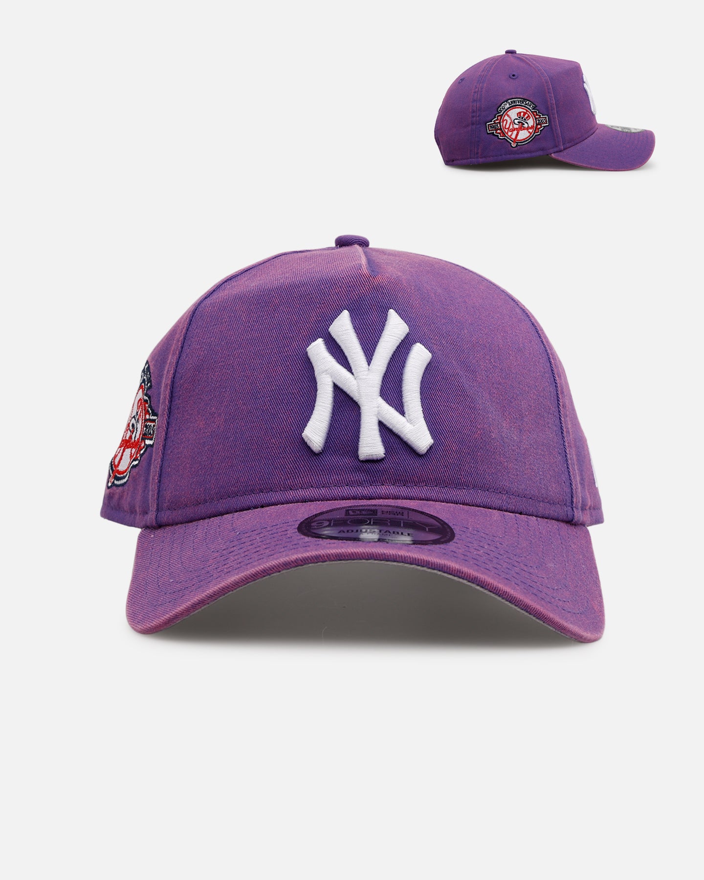 New Era New York Yankees 'Washed Purple' 9FORTY A-Frame Snapback