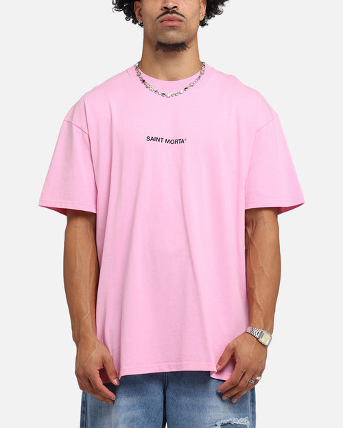 Saint Morta Lover Club Boxy T-Shirt Pink