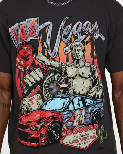 Goat Crew Dice Roll T-Shirt Black Wash