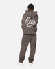 The Anti Order Reverse Logo Hoodie Charcoal Grey
