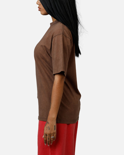 American Thrift Short Sleeve T-Shirt Washed Brown