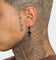 NXS Mini Cross Earring Black