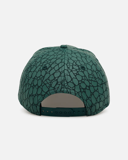 New Era New York Yankees 'Croc Skin 2.0' 9FORTY A-Frame Snapback Dark Green