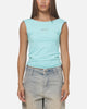 Ed Hardy Women's Cowl Back Top Dusty Blue