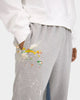 MNML Contrast Boot Cut Sweat Pants Grey