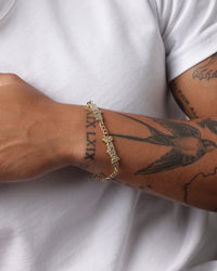 Palm Angels Grafia Bracelet Gold