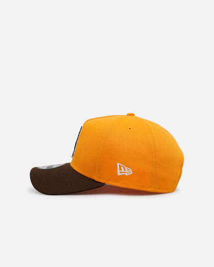 New Era Wyoming Cowboys 'Walnut Visor' 9FORTY A-Frame Snapback Walnut