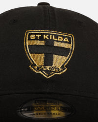 New Era St Kilda Saints 'AFL Black & Gold' 9TWENTY Strapback Black/Gold