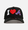 New Era Atlanta Braves 'Love' 9FORTY A-Frame Snapback Black
