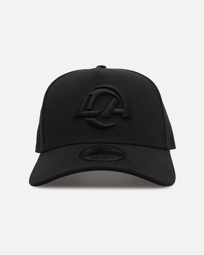 New Era Los Angeles Rams 'Black on Black' 9FORTY A-Frame Snapback Black/Black