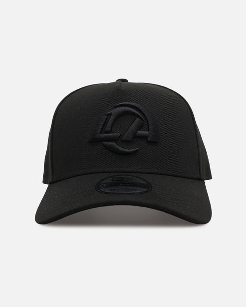 New Era Los Angeles Rams 'Black on Black' 9FORTY A-Frame Snapback Black/Black
