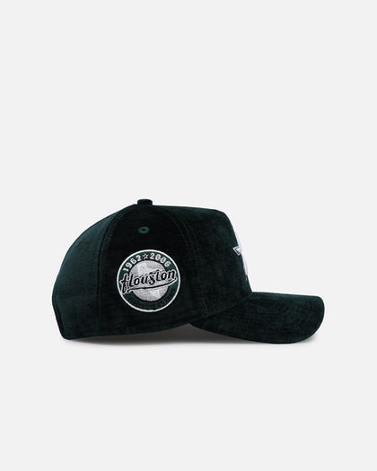 New Era Houston Astros 'Plush Chenille' 9FORTY A-Frame Snapback Dark Green