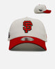 New Era San Francisco Giants 'Strawberry' 9FORTY A-Frame Snapback Chrome/Red