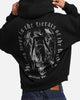 Saint Morta Weiry Hearts Boxy Hoodie Black