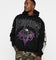 Rats Get Fat Vengeance Rhinestone Hoodie Black