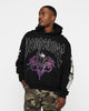 Rats Get Fat Vengeance Rhinestone Hoodie Black