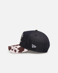 New Era Anaheim Ducks 'Denim Cowhide' 9FORTY A-Frame Snapback Navy