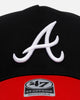 47 Brand Atlanta Braves 'Black And Red Variety Pack' 47 Offside Snapback Black/Red