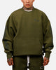 Carre Botanical Oversized Crewneck Forest Green