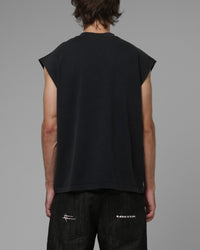 Loiter Cyber Cross Vintage Muscle T-Shirt Black