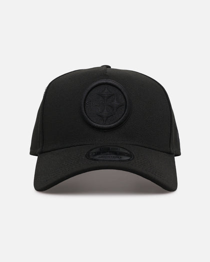 New Era Pittsburgh Steelers 'Black on Black' 9FORTY A-Frame Snapback Black/Black