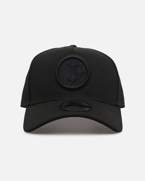 New Era Pittsburgh Steelers 'Black on Black' 9FORTY A-Frame Snapback Black/Black