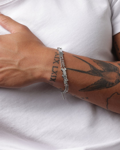 Palm Angels Sigillo Bracelet Silver