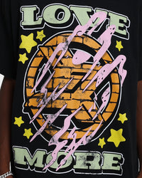 Goat Crew Love More T-Shirt Black Wash