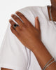 NXS Onyx Eye Ring Steel/Black
